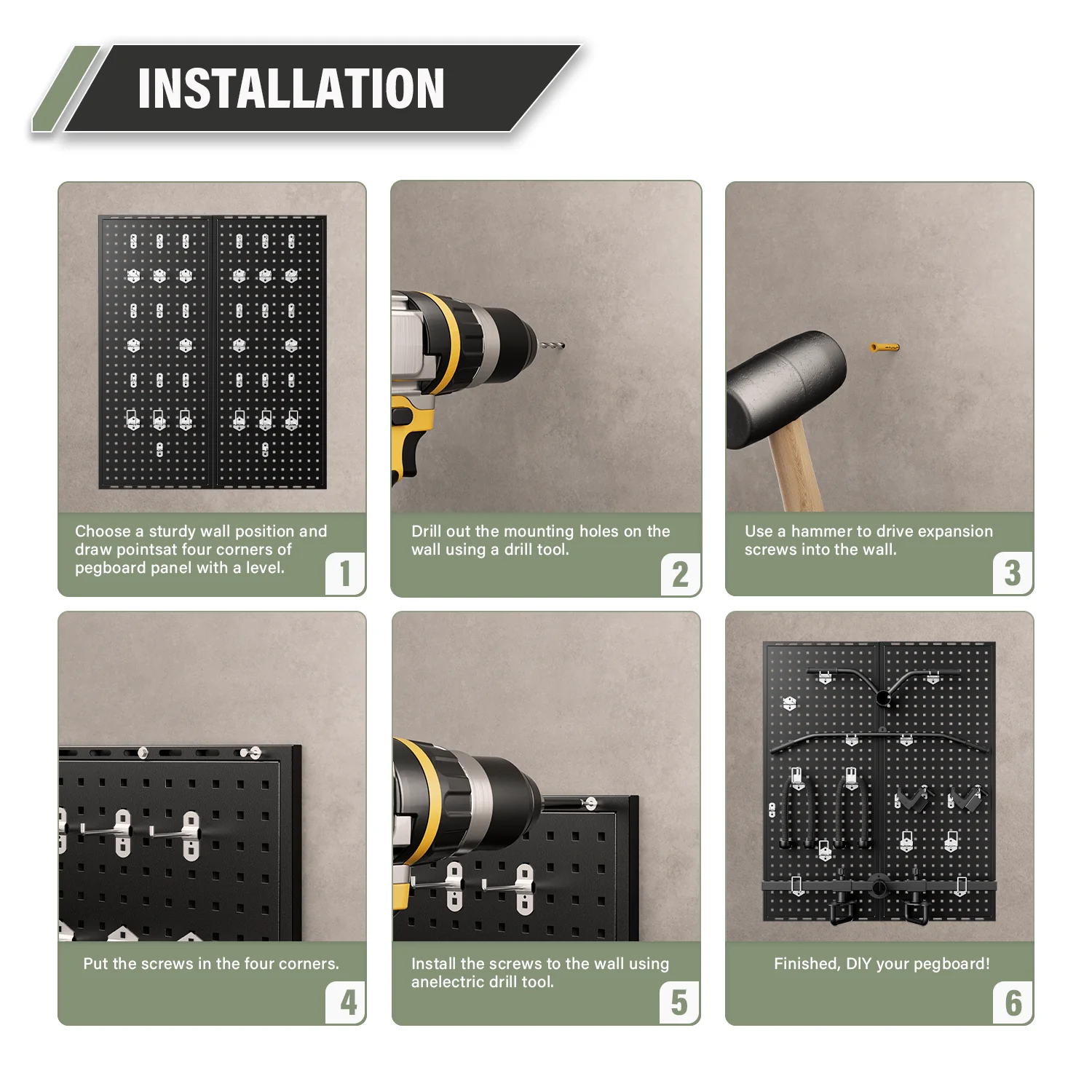 Major Fitness Wall-Mount Storage Panel - Image 3