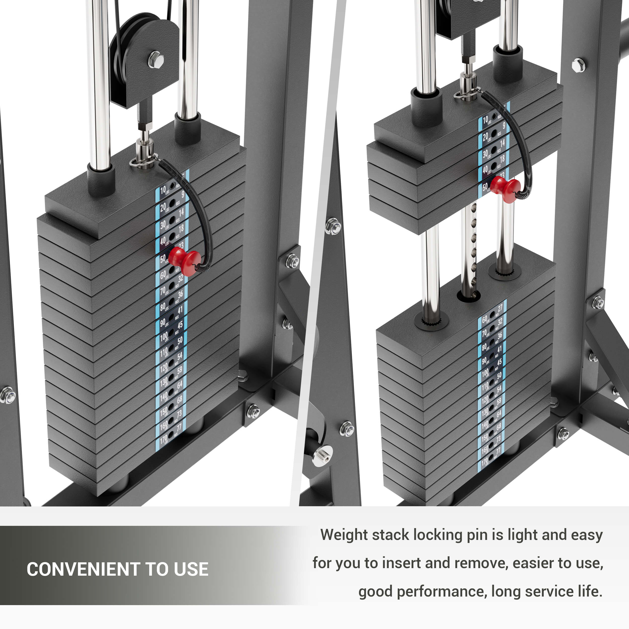 Major Fitness Weight Stack Set - Image 4